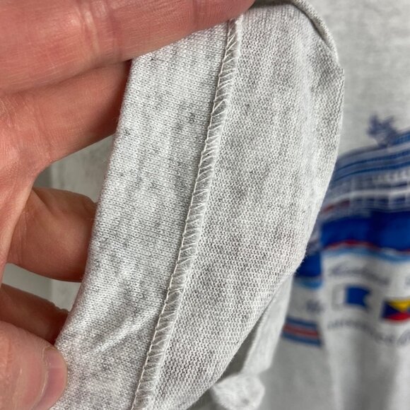 Vintage Single Stitch Tee Size XL Renaissance Cruise Short Sleeve Crew T-Shirt - Picture 7 of 11